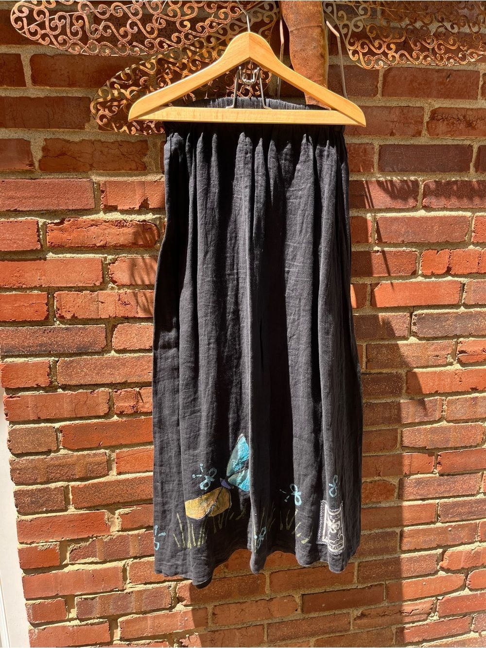 Blue Fish Hand-painted Linen Set - Picture 8 of 12
